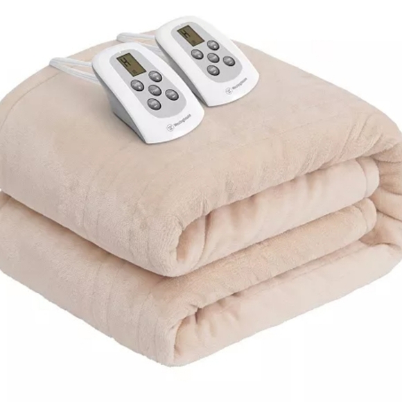 Westinghouse Beige Queen Sized Heated Blanket - Picture 1 of 11